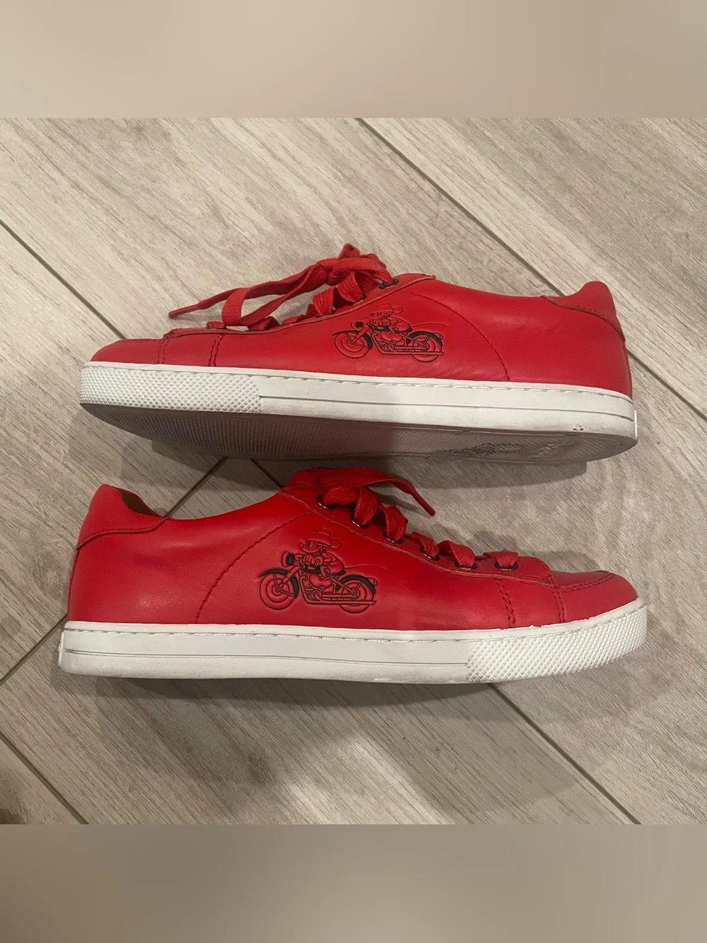 COACH X DISNEY Motorcycle Mickey Sneakers